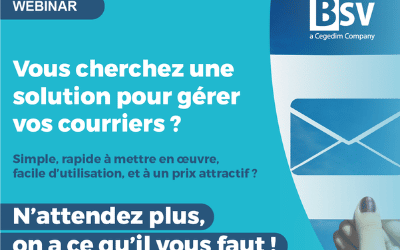 WEBINAR : Digitalisez la gestion de courrier